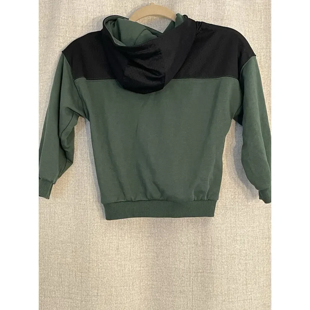 Nike NSW P.E. Blocked Pullover Hoodie Size Large 6-7